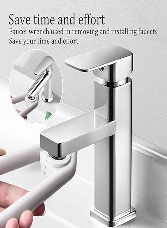 Bitrexup Anti-Slip Plumbing Repair Wrench Tool, Universal Tap Faucet Opener & Spanner for Kitchen and Bathroom, Basin Wrench for Installation and Removal (1) - Image 4